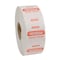 National Checking 1"x1" Trilingual Red Wednesday Dissolvable Label, PK1000 D103R - alternate 3